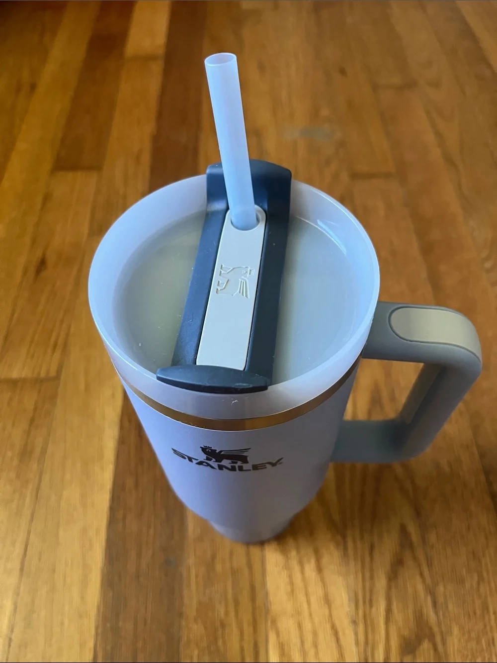 Stanley Light Blue Insulated Travel Tumbler with Handle - Picture 2 of 4
